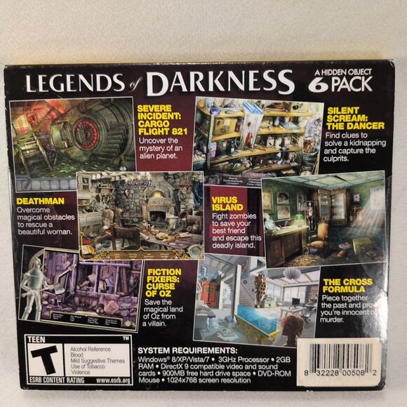 NEW SEALED Legends Series Hidden Object PC DVD-ROM Set Lot Darkness Mist Mystery - Picture 3 of 10